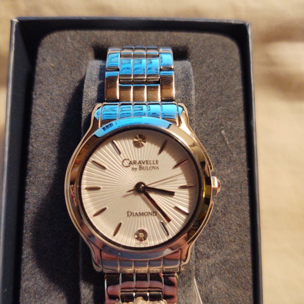 NWT Caravelle by Bulova Diamond